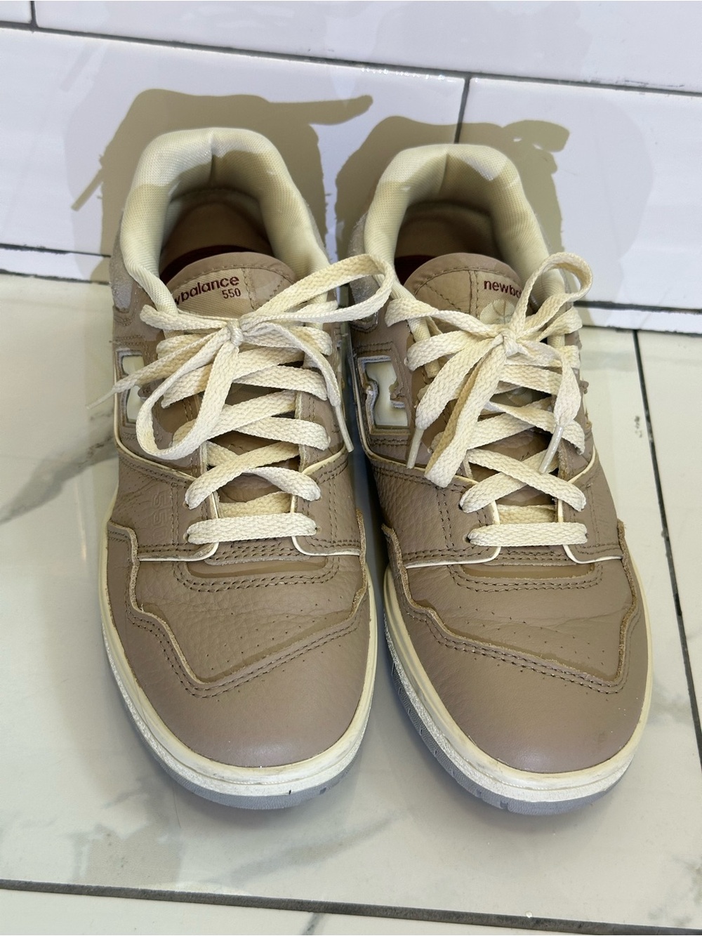 NB 550 Lunar New Year Driftwood Beige Sneakers Mens 6 W 7.5 New No Box